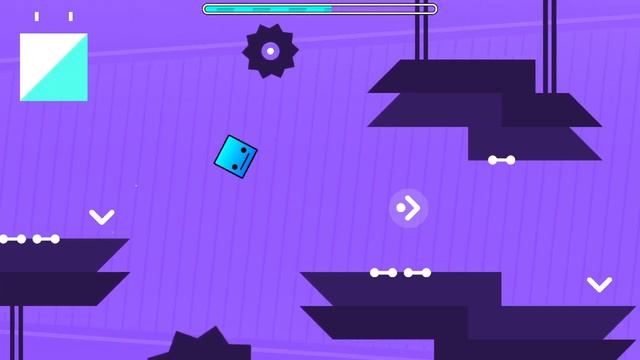 PASSING THE DAILY RATIO LEVEL IN GEOMETRY DASH #geometrydash #игры #game смотреть онлайн