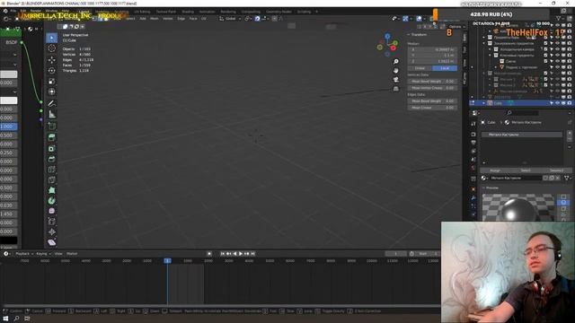 Minecraft Animation #46 ➤ Фурнитура ресторана ➤ Blender 3.2.1 смотреть онлайн