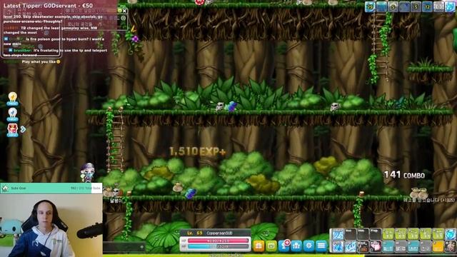 Remastered Thunder Breaker Leveling | Ignition Update | MapleStory Korea | Coppersan VODs смотреть онлайн