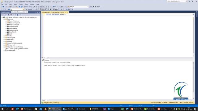 Creating, altering and dropping a database смотреть онлайн