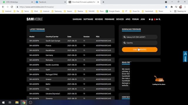How to Download Samsung firmware From sammobile.com new website appearance September 2021 смотреть онлайн