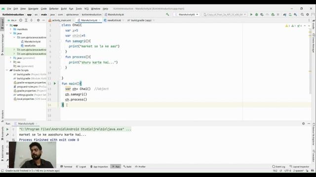 Android tutorial in hindi || Kotlin class object and Inheritance смотреть онлайн