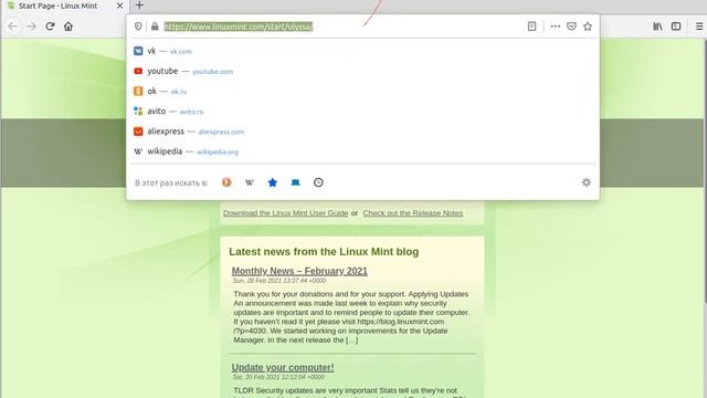 Проверка работоспособности BNLinux в OC Linux Mint 20.1 "Ulyssa" - Cinnamon (64-bit) смотреть онлайн