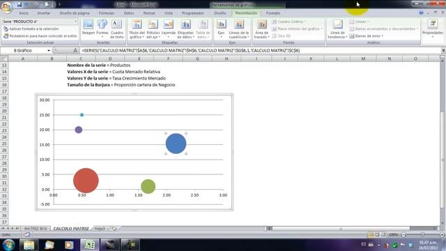 MATRIZ BCG EXCEL смотреть онлайн