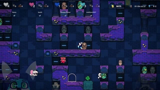 Spelunky 2 Low% Crushabti 4p with Remy, Sonth, and bumperoyster in 7:34.116 смотреть онлайн