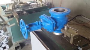 Гидроиспытания задвижки из легированной стали (НХА ЗКЛ)