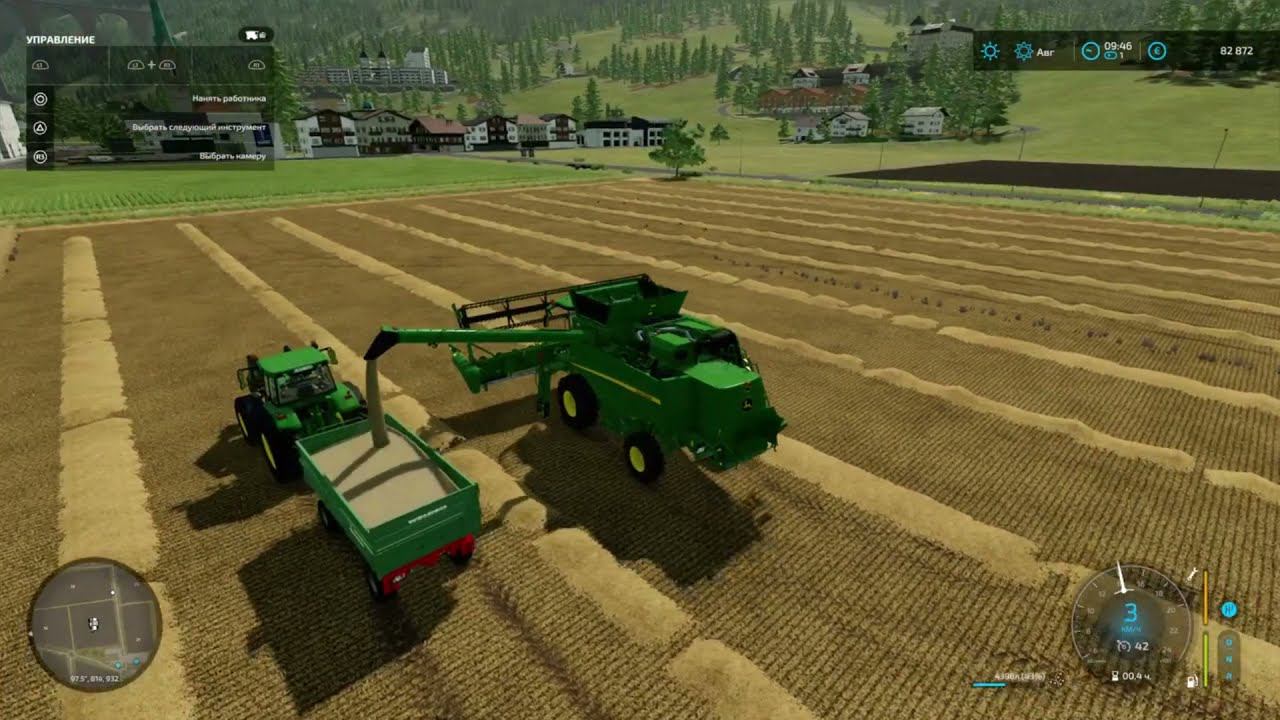 (PS4 Pro) FS 22 Ферма в Альпах. Молотим овёс. Серия #01 смотреть онлайн