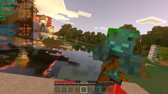 Minecraft RTX | RTX 3070 Ti | intel i9-12900H 5GHz | RAY TRACING | Max settings смотреть онлайн