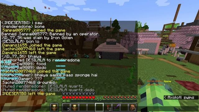 Minecraft Live Wither Destroy Every Player house | Java + Pocket Public SMP Server | minecraft live смотреть онлайн