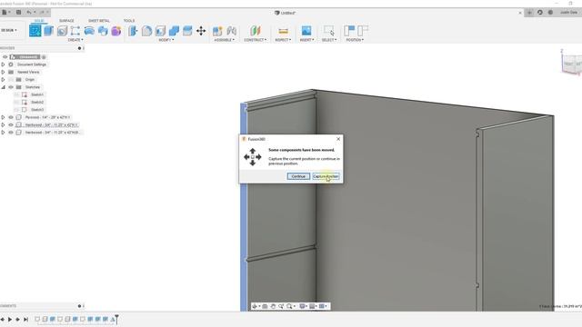 Modeling A Cabinet In Fusion 360 (Fusion 360 Woodworking Tutorial)