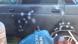 пескоструйная очистка авто от жучков и ржавчины часть 2