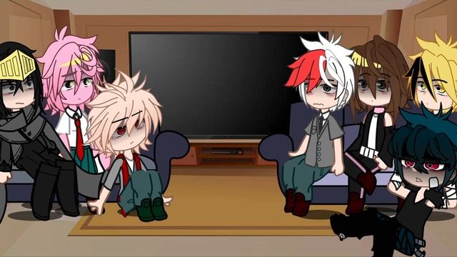 Mha react to VILLIAN Deku | angst | lazy смотреть онлайн