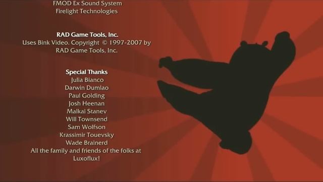 Kung Fu Panda (The Video Game) - The End & Credits смотреть онлайн
