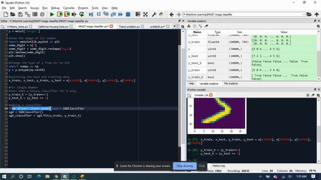 Train a Model and Predict for Binary Classifier - MNIST DataSet (Machine Learning) смотреть онлайн