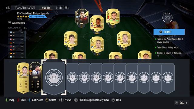 NEW 85+ SEMI-FINALS NATIONS UPGRADE SBC PACK OPENED! - Cheapest Solution & Tips - Fifa 23 смотреть онлайн