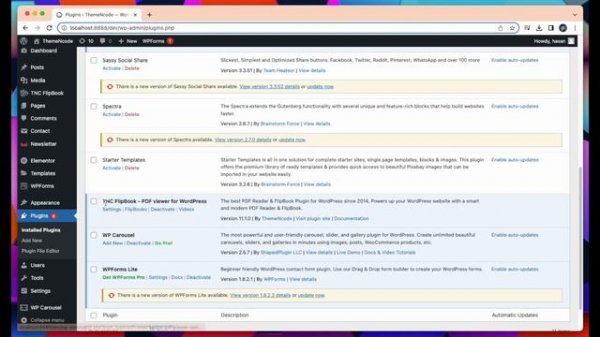 Installing TNC FlipBook - PDF viewer for WordPress | Documentation Part 2 |