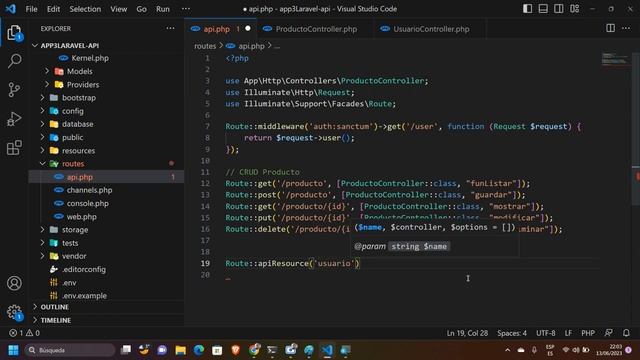4 Desarrollo Web Laravel y Vue Rutas Controladores EndPont Api Laravel y Vue смотреть онлайн
