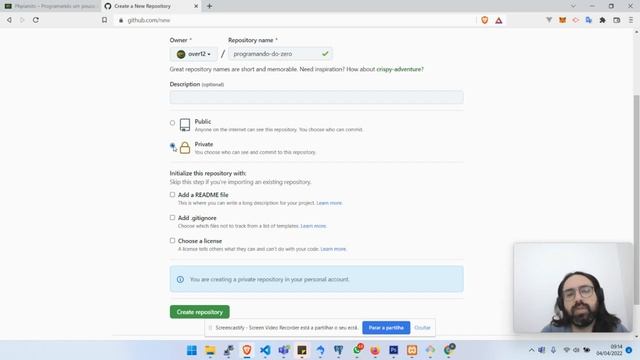 Parte 2 |#GIT| - Criando repositório no Github e utilizando Git Clone смотреть онлайн