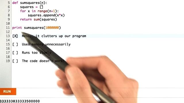 Generators Solution - Design of Computer Programs смотреть онлайн
