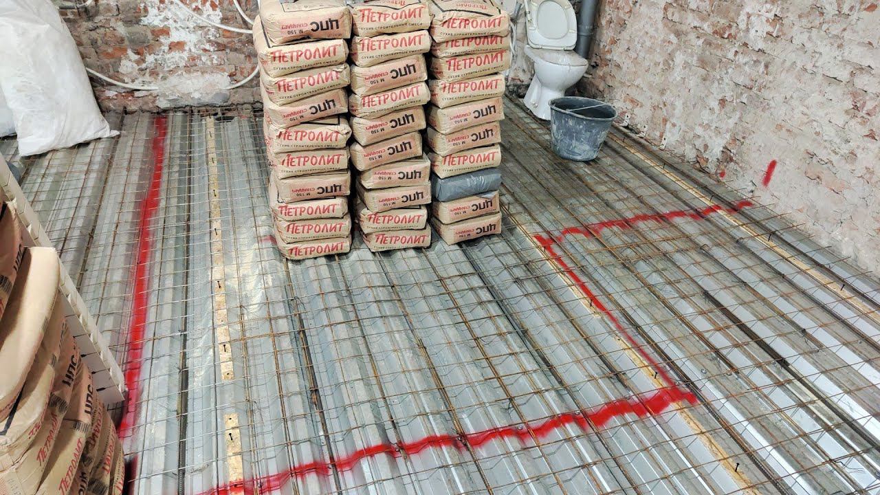 Популярные вопросы про стяжку в старом фонде. Стоимость материалов. TimeLapse Февраль 2023 смотреть онлайн