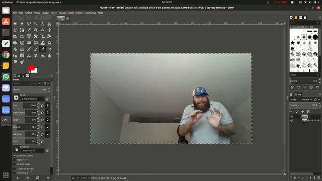 How to clone yourself in one picture using GIMP смотреть онлайн