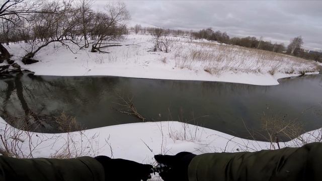 Поход за зимней щучкой на домашней реке!Creature ловит! смотреть онлайн