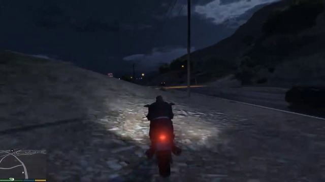 Grand Theft Auto V - Мощный мотоцикл! смотреть онлайн