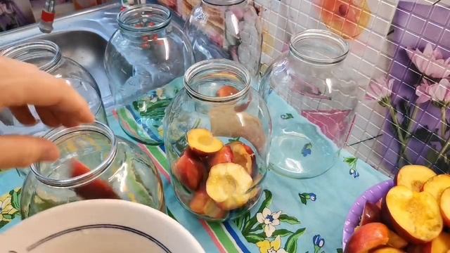 Консервация нектарин,персиков смотреть онлайн