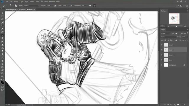Drawing Fan Art NEMESIS RE3 смотреть онлайн
