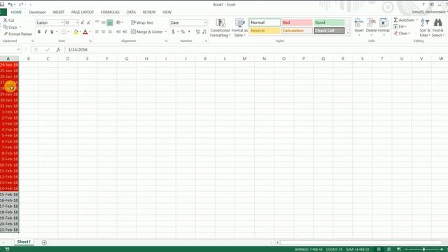 Highlight Present, Past or Future Dates in Excel | Conditional Formatting смотреть онлайн