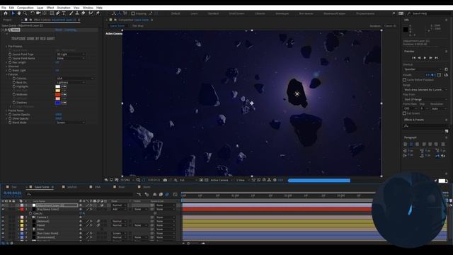 Эффектный 3D Свет в After Effects : Trapcode Shine Tutorial смотреть онлайн