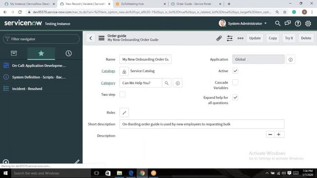 ServiceNow Catalog Item Creation || Catalog Item Order guide || Record Producer || Use Cases Part-2 смотреть онлайн