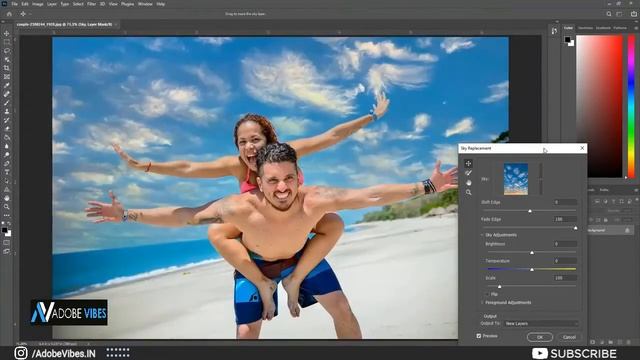 Sky Replacement in Adobe Photoshop | Photoshop Tutorial 2024 | How To Replace The Sky смотреть онлайн
