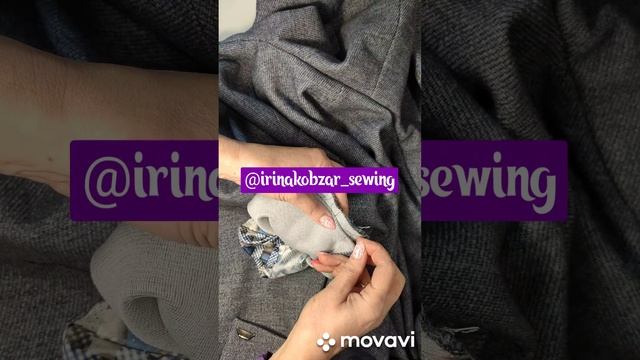 Как закрепить резинку манжета на рукаве? смотреть онлайн