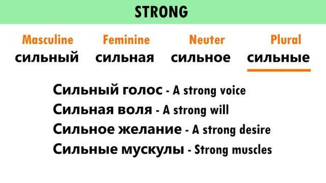 20 IMPORTANT Russian Adjectives You Want To Know // Russian Language Lesson смотреть онлайн