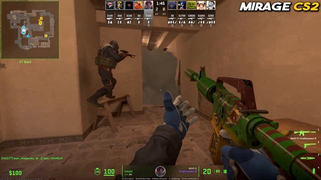 s1mple Show his KNIFE KILL on Mirage - 27-14 w/ Twistzz, YEKINDAR, smooya, friberg - Nov 01, 2023 смотреть онлайн