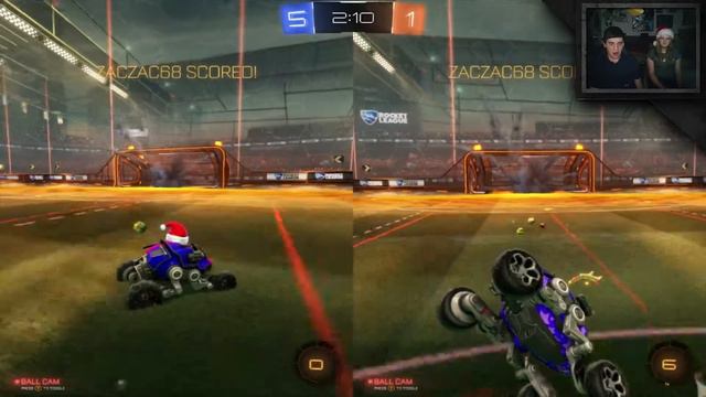 Rocket League "Splitscreen At Christmas" смотреть онлайн
