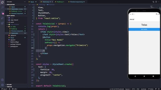 Aula 7 - Position (absolute e relative) - Curso React Native + Hooks смотреть онлайн