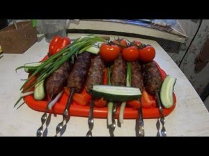 =Хочу Пожрать= Люля-кебаб на мангале