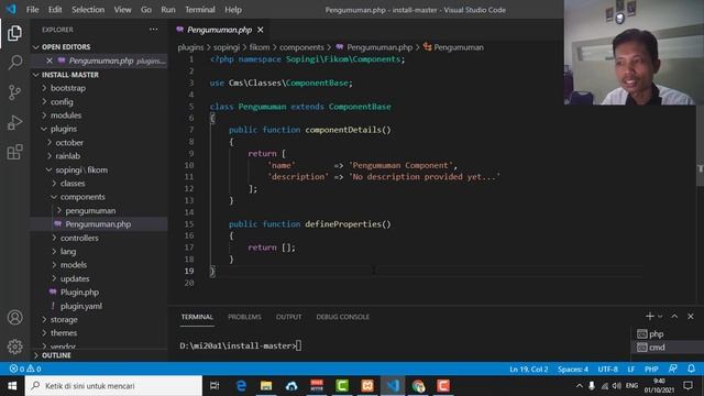 [ OctoberCMS ] #3 Membuat Layout dan Komponen смотреть онлайн