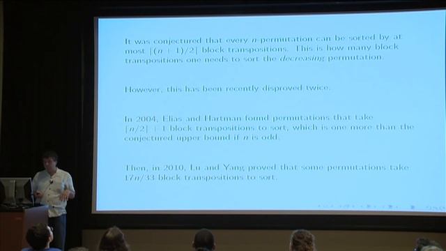 Steminar # 2 9-17-14 Permutations & Genome Sorting смотреть онлайн