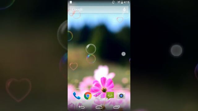 Pink Love Flower Live Wallpaper смотреть онлайн