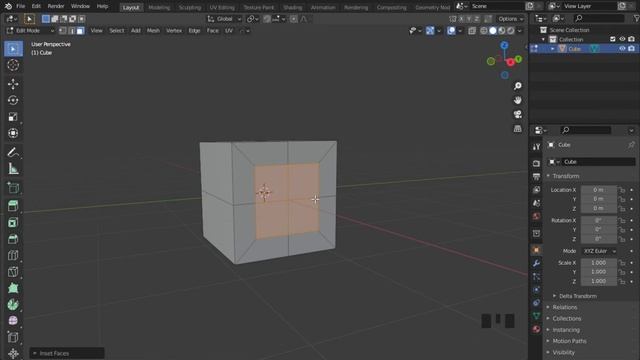 Convert Face to circle in blender смотреть онлайн