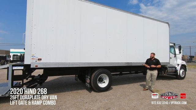 DuraPlate Dry Van with Ramp & Lift Gate Combo| 2020 Hino 26ft Box Truck смотреть онлайн