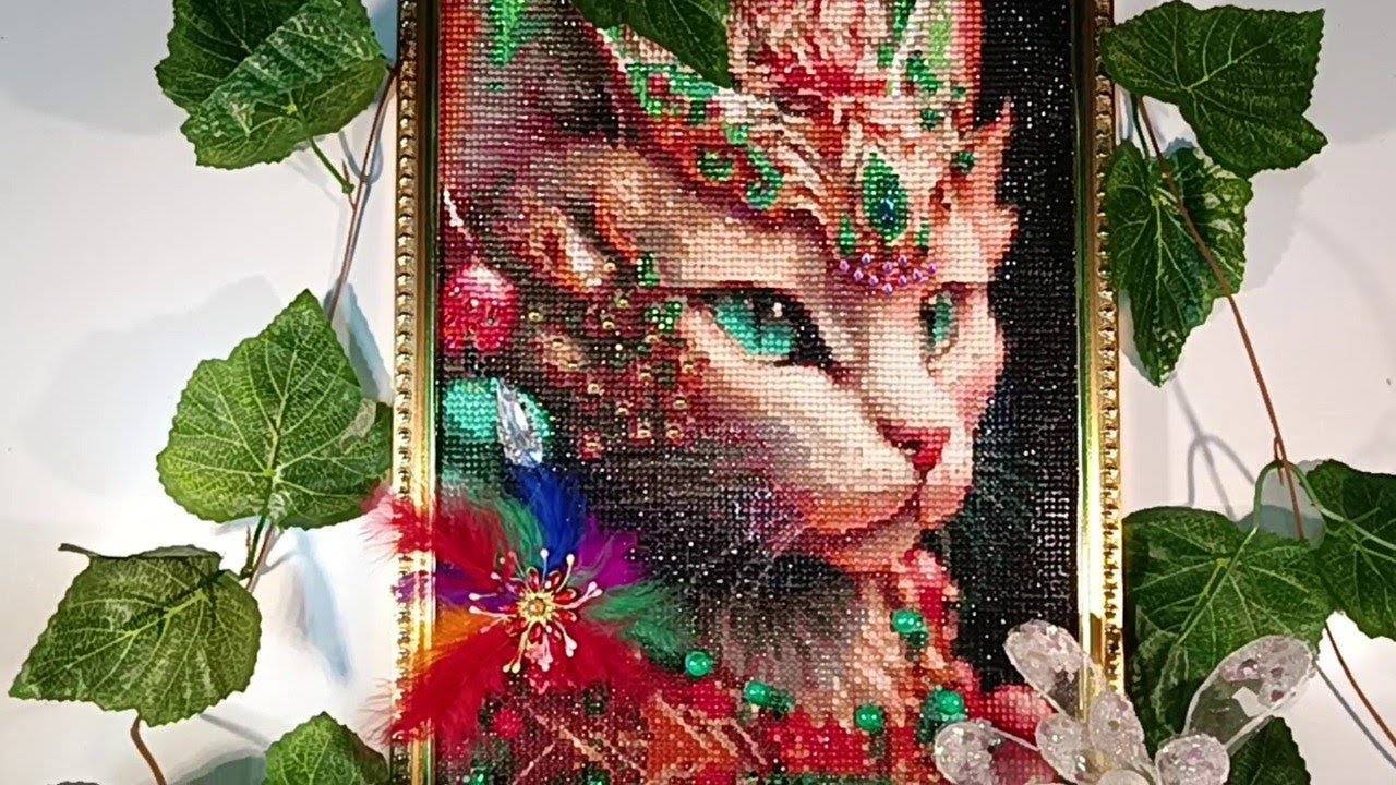 Кошка - королева из магазина Рукодельница.От распаковки до результата. смотреть онлайн