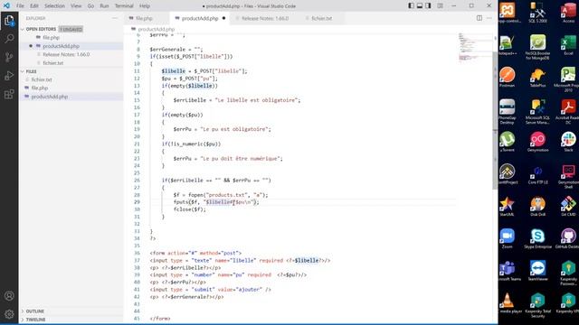 8 - PHP - Fichiers Textes - Pratique 1 - CRUD Products смотреть онлайн