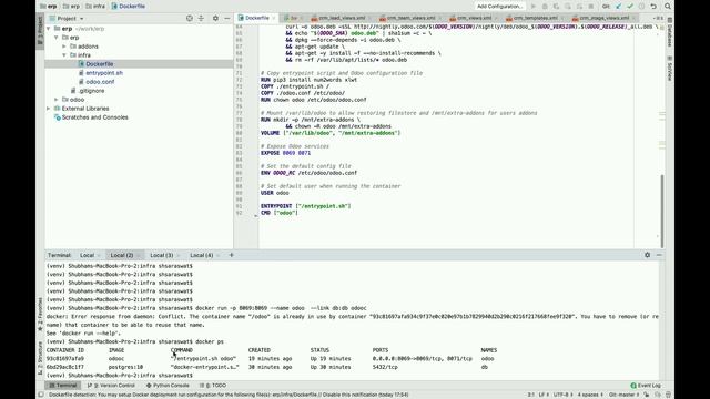 Install and run Odoo on docker conatainer | Docker and Odoo - Part 2 смотреть онлайн
