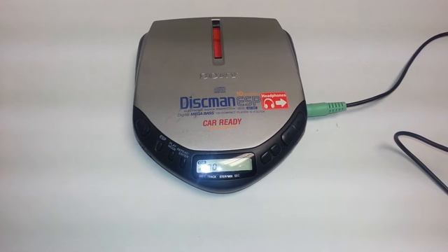 Sony D-E307CK Discman Portable CD Player Silver ESP Tested Fresh Batteries Sold! смотреть онлайн