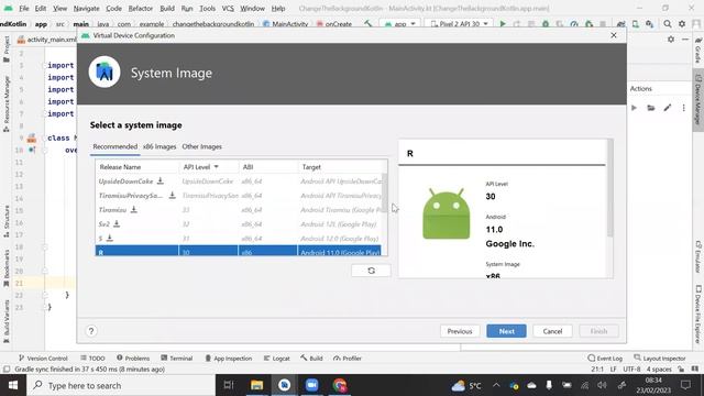 Kotlin Change the Background Part 3 Emulator смотреть онлайн