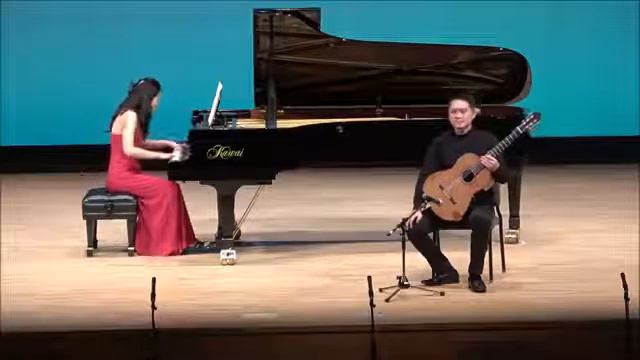 Guitar & Piano - Recuerdo De la Alhambra by F. Tarrega смотреть онлайн